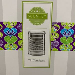 New! Scentsy Tin Star Can warmer